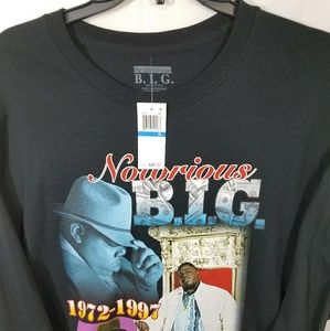 Notorious B.I.G long sleeve T shirt nwt